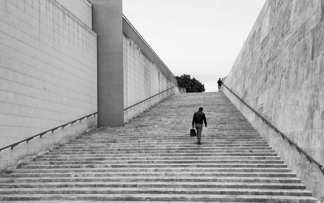Waiting at the top of the hill